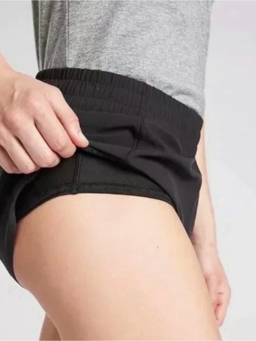 Athleta New Hustle 3" Black Running Shorts in Black Size M
NWT - Picture 3 of 16
